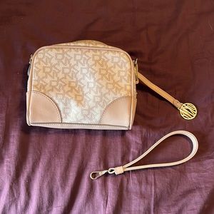DKNY crossbody or wristlet